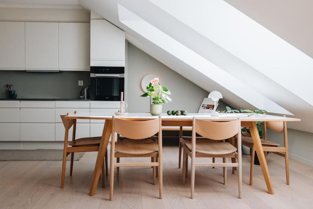 Beautiful Penthouse With An Ocean View In Bergen Apartment Luaran gambar